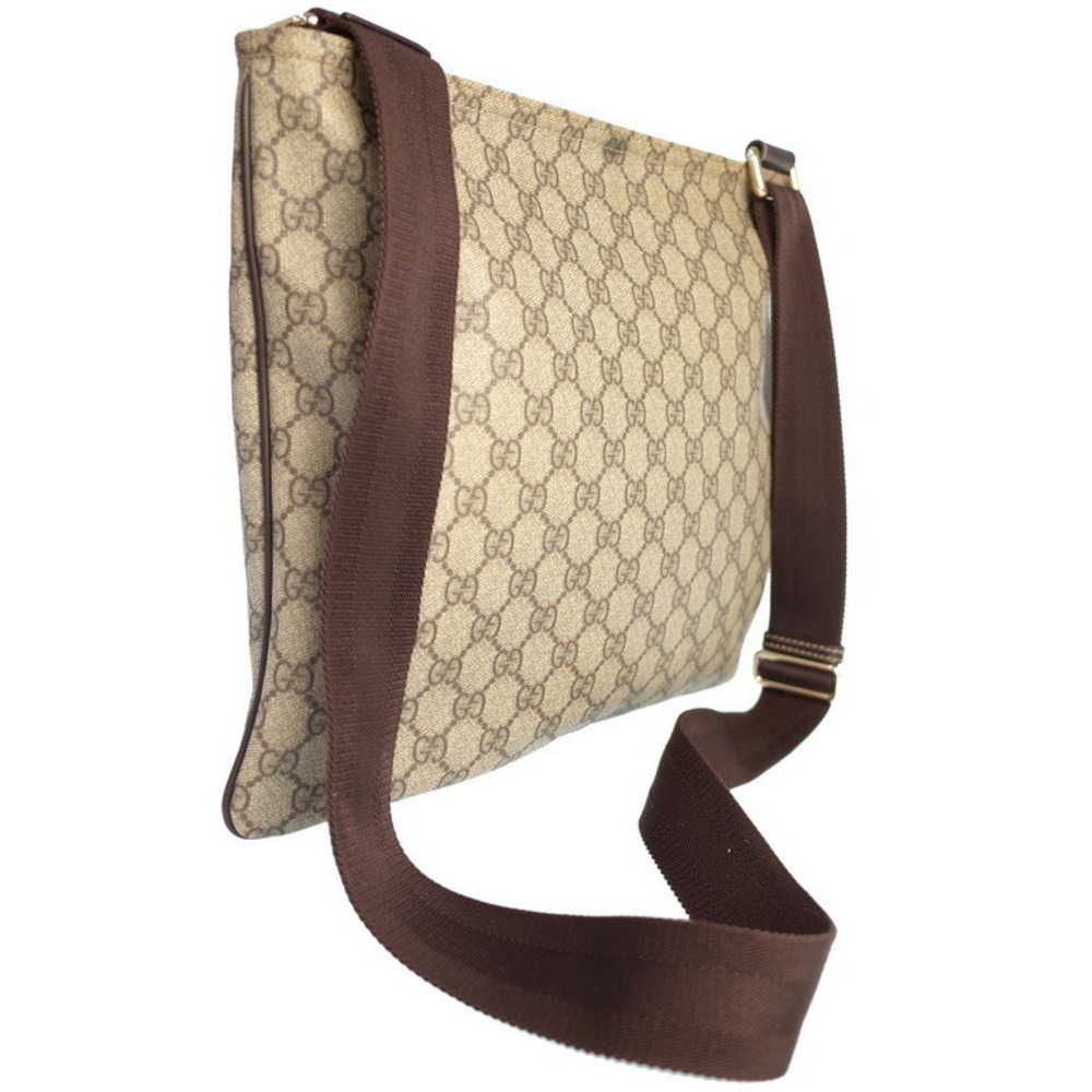 Gucci Crossbody Plus GG Messenger Bag Supreme Brown